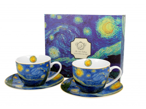 2 Filiżanki espresso Van Gogh Starry Night