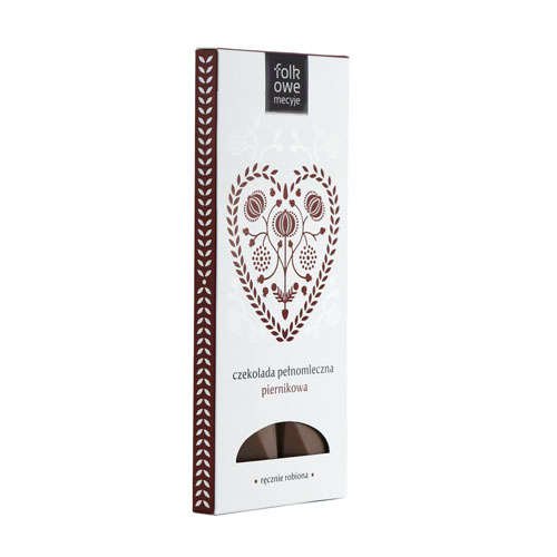 Folkowe Mecyje – czekolada pełnomleczna piernikowa
